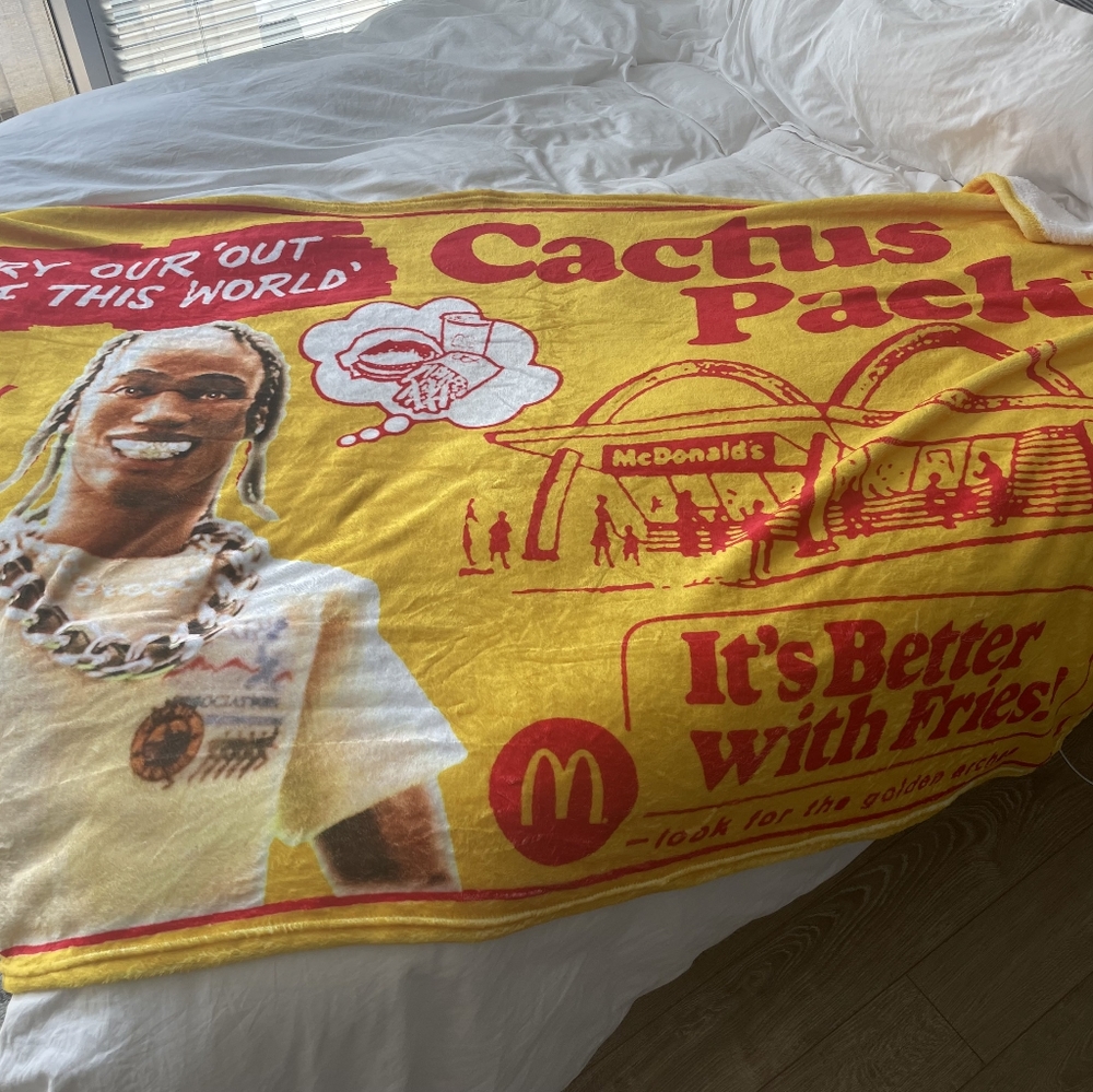 Travis Scott x McDonalds Cactus Pack Vintage Blanket